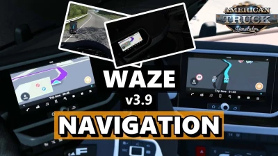 Waze Navigation Pack for ATS v3.9