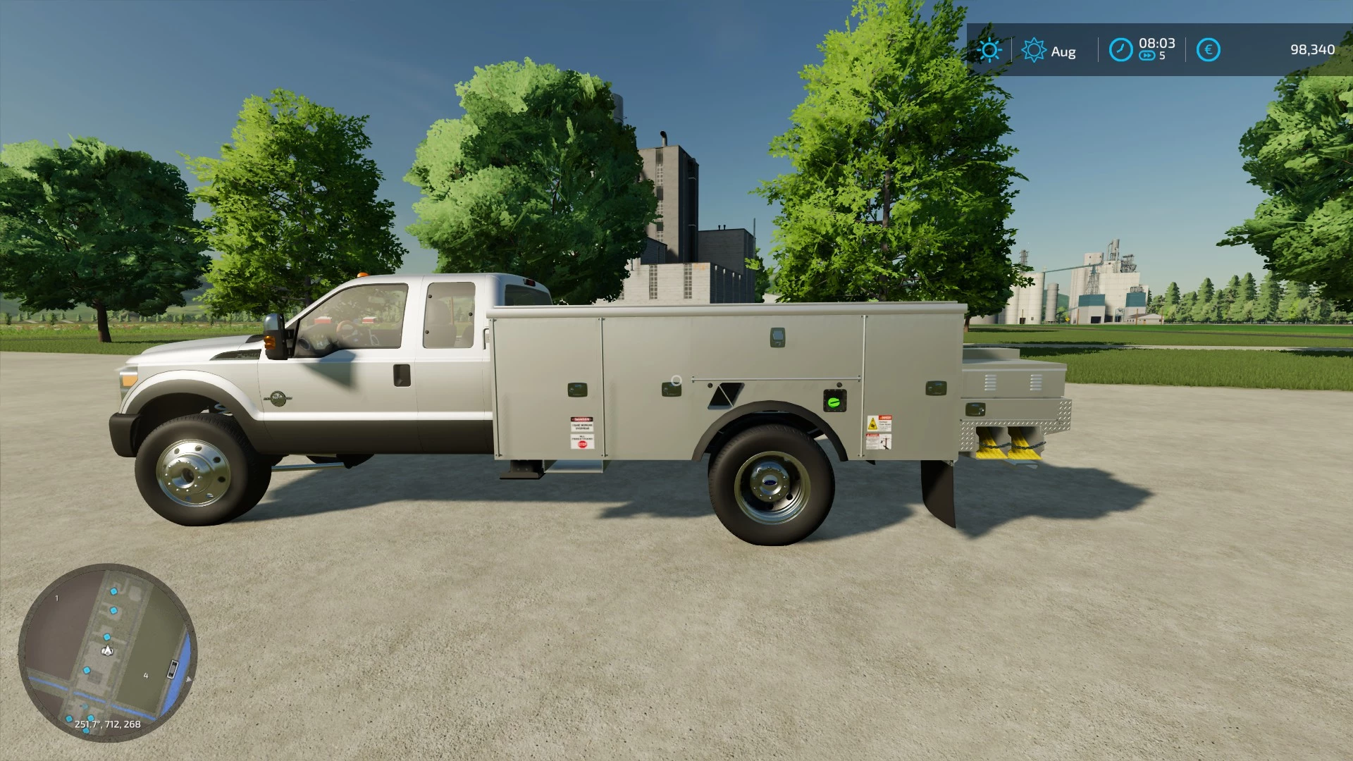 F350 Bucket truck v1.0.0.0 Modhub.us