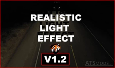 [ATS] Realistic Light Effect 1.4.3 1.47
