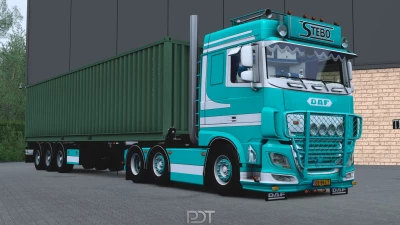 Daf XF Stebo and Trailer for 1.47