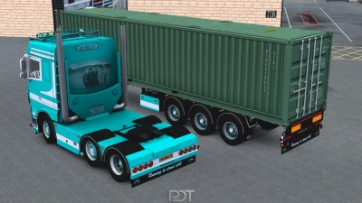 Daf XF Stebo and Trailer for 1.47