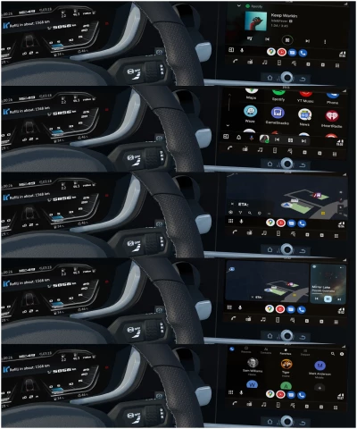 Reworked High Quality Dashboard - DAF 2021 XG & XG+ V2.4 1.47