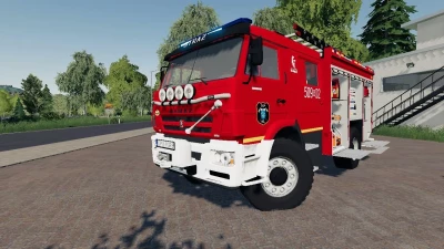 Kamaz 43265 GBARt 3,5/16 Bocar 509[G]02 Ochotnicza Straż Pożarna w Helu v1.0