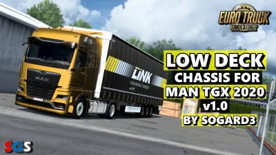 Man TGX 2020 Low Deck Chassis by Sogard3 Fixed v1.0
