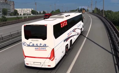 Scania Touring HD New Eurolines Skin v2.9