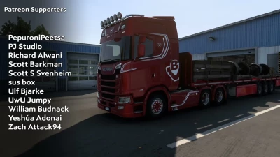 Scania V8 Philip Judge Open pipe sound V3.0 1.47