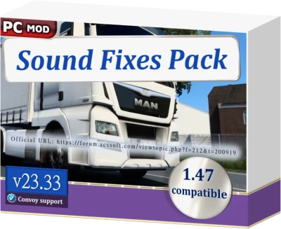 ETS2 Sound Fixes Pack v23.33