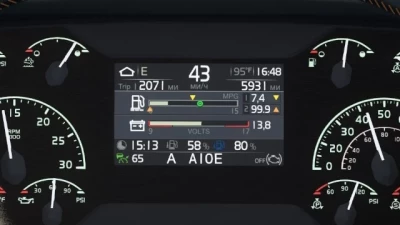 Volvo VNL 2018 Improved Dashboard v1.0