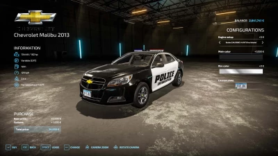 Chevrolet Malibu Police v1.0.0.0