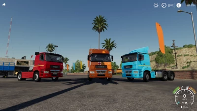 Kamaz 5490 and 65206 Neo for FS19 v1.0.0.0