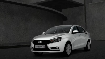 Lada Vesta 1.6i v2 for City Car Driving 1.5.9.2