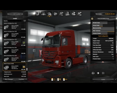 Mercedes Actros 625HP Engine 1.47