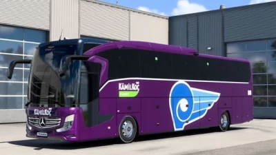 Mercedes Travego 16 SHD KamilKoç FlixBus Kaplaması Skin v1.0