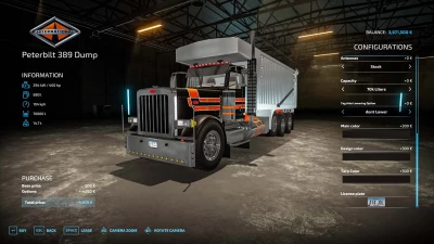 PETERBILT 389 Dump Truck V1.0
