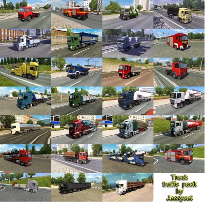 Truck Traffic Pack by Jazzycat v9.1