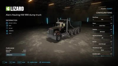 AlersHaulingKenworthW990 dump truck v1.0.0.0