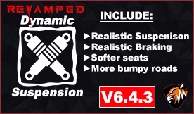 [ETS2] Revamped Dynamic Suspension V6.4.3.2 1.48.x