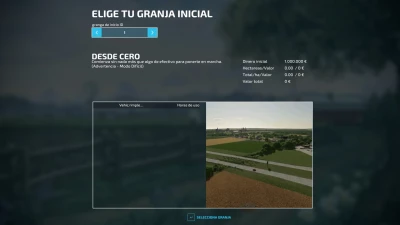 FS22 RDM StartFarmPicker españpl v1.0.0.1