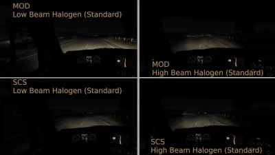 Headlights for SCS Trucks 1.47/1.48