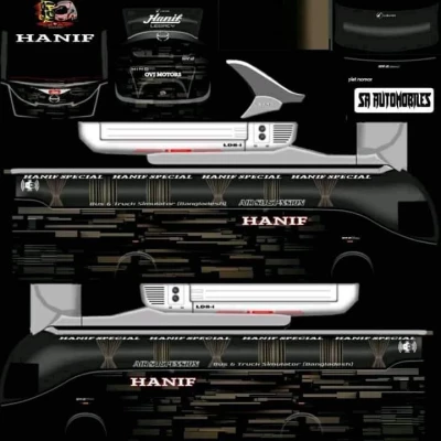 Hino Ak1J Capsul Body Bus Mod with Bd Skin 1.27 & 1.28