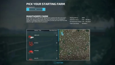 Pick Your Starting Farm v1.1.0.0