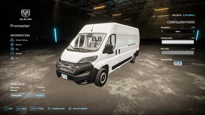 Ram ProMaster Cargo Van v1.0.0.0