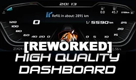Reworked High Quality Dashboard - DAF 2021 XG & XG+ V2.4.1 1.48