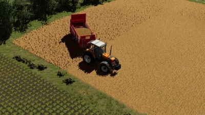 Visible Manure texture on stubble v1.0.0.0