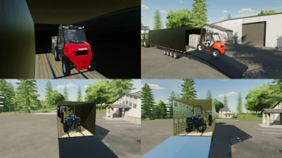 40' Lizard Flatbed Autoloading Bale Trailer v1.0.0.0