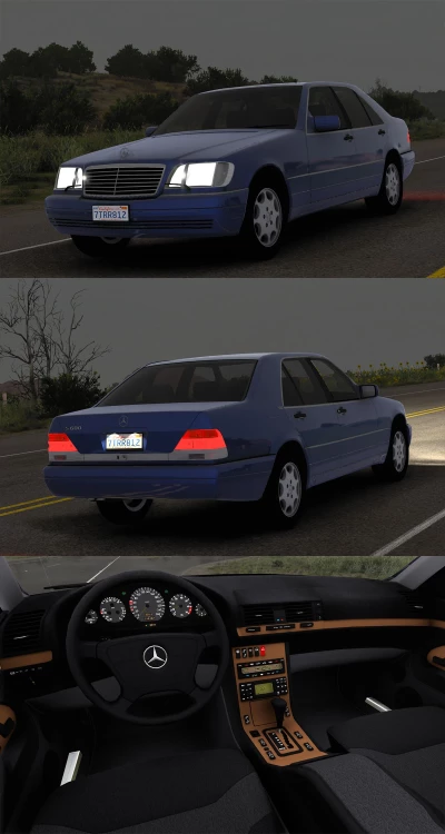 [ATS] Mercedes-Benz W140 S-Class S600 v1.2 1.48