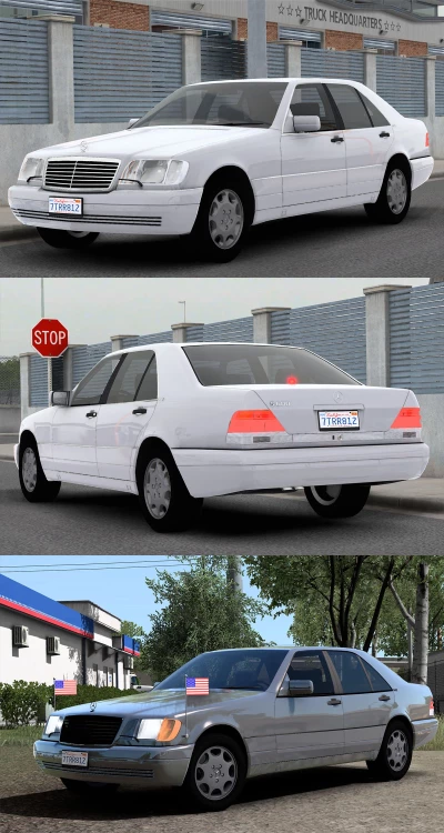 [ATS] Mercedes-Benz W140 S-Class S600 v1.2 1.48