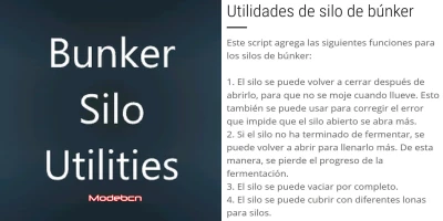 Bunker Silo Utilities VERSIÓN EN ESPAÑOL v1.0.0.2