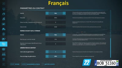De meilleurs contrats EN FRANÇAIS V1.2.8.0