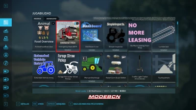 Emergency Pack VERSIÓN EN ESPAÑOL + TEXTURAS + OPCIONES DE COLOR v0.8.0.1