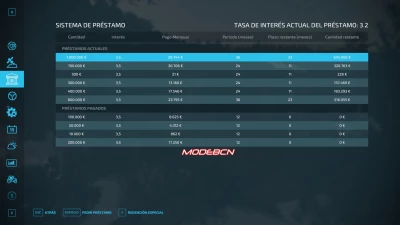 Enhanced Loan System VERSIÓN EN ESPAÑOL v1.1.0.0