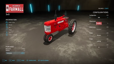 Farmall 3x0 series v1.0.0.1