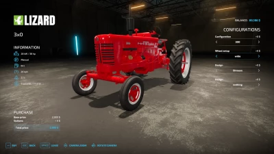 Farmall 3x0 series v1.0.0.1