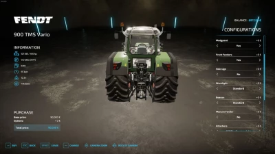 Fendt 900 TMS Edit v1.0.0.0