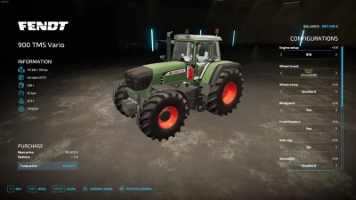 Fendt 900 TMS Edit v1.0.0.0