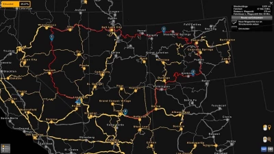 Full Screen Map for ATS v2.1 1.48