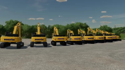 Komatsu Excavator Mega Pack v1.0.0.0