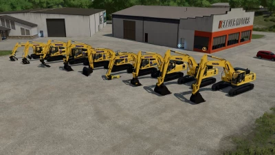 Komatsu Excavator Mega Pack v1.0.0.0