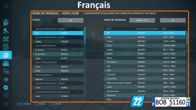 Marché mondial en Français v1.0.0.1