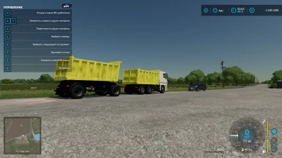 MAZ-6430E8 dump truck with trailers v1.0.0.0