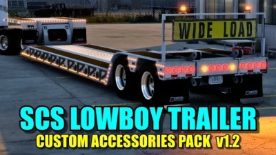 SCS Lowboy Trailer Accessories Pack Fix v1.2 1.48