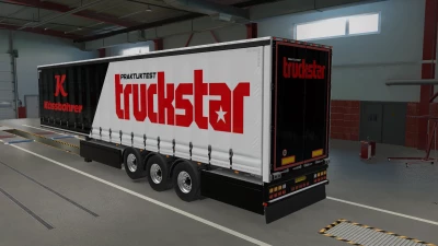 Truckstar Skin For Scs Trailer (Curtain Sider Only) 1.48