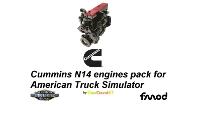 [ATS] Cummins N14 Engines Pack v1.7 1.48