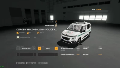Citroën Berlingo (Police rurale) v1.0.0.0