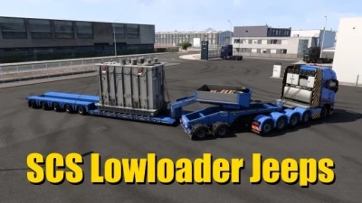 SCS Lowloader Jeeps 2+5 trailer 1.48