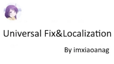 Universal Fix & Localization v3.2 1.48